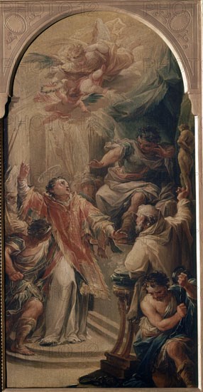 MAELLA MARIANO SALVADOR 1739-1819
CURA ASUSTADO ANTE UN MILAGRO
Madrid, musée Lazaro Galdiano