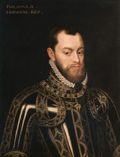 PANTOJA DE LA CRUZ 1553/1608
FELIPE II -REY DE ESPAÑA-S XVI-RENACIMIENTO ESPAÑOL
Madrid, musée Lazaro Galdiano