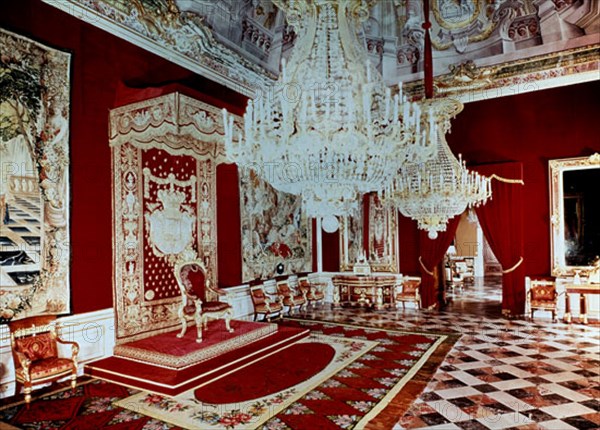 SALON DEL TRONO -  DECORACION Y ARQUITECTURA BARROCO S XVIII
LA GRANJA, PALACIO REAL 
SEGOVIA