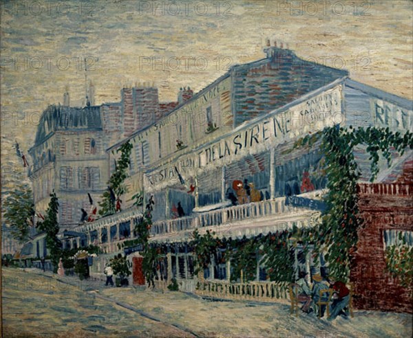 Van Gogh, The Restaurant de la Sirène at Asnières