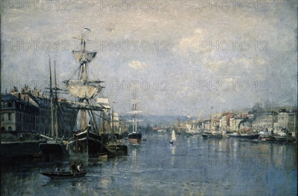 LEPINE STANISLAS 1835/92
EL PUERTO DE ROUEN
REIMS, MUSEO PROVINCIAL
FRANCIA