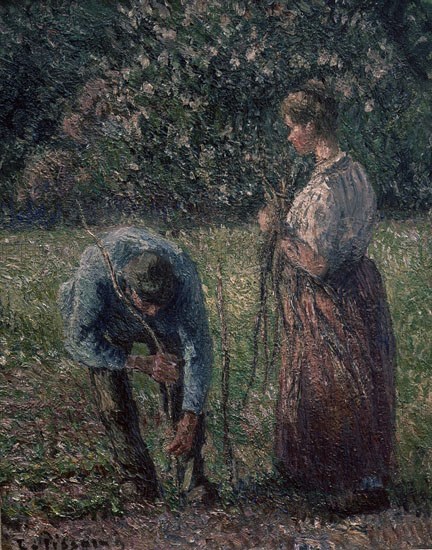 Pissarro, Les rameurs de pois