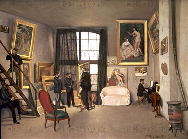 Bazille, Bazille's Studio, 9 rue de la Condamine in Paris