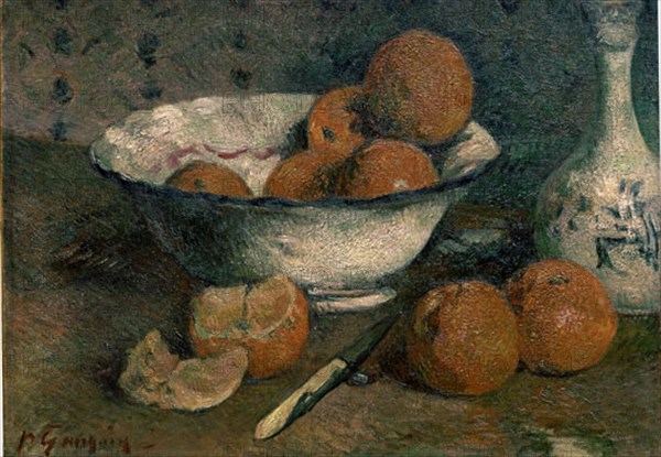 GAUGUIN PAUL 1848/1903
NATURALEZA MUERTA CON NARANJAS
RENNES, MUSEO
FRANCIA