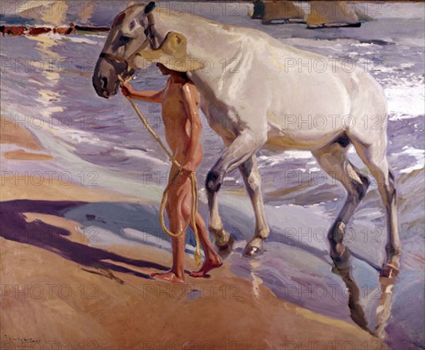 Sorolla, Le bain du cheval