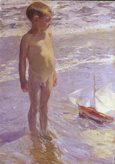 Sorolla, L'enfant au petit bateau