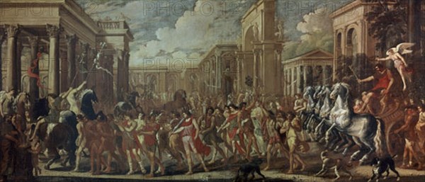Gargiulo, Vespasian's triumphant entrance into Rome
