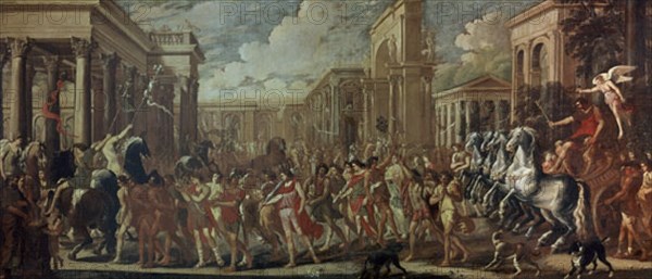 Gargiulo, L'Entrée conquérant de Vespasien à Rome