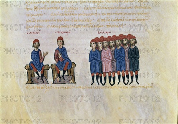 SKYLLITZES
CODICE-FOL 215 V
MADRID, BIBLIOTECA NACIONAL
MADRID