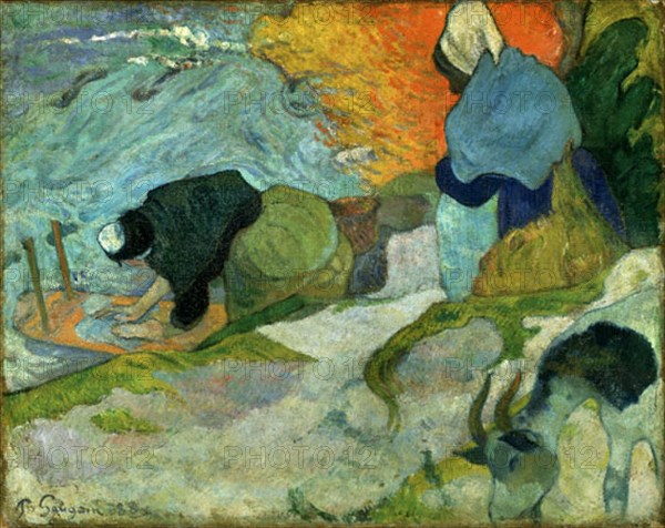 GAUGUIN PAUL 1848/1903
LAVANDERAS EN ARLES-OLEO/LIENZO-73 X 92 CM
BILBAO, MUSEO BELLAS ARTES
VIZCAYA