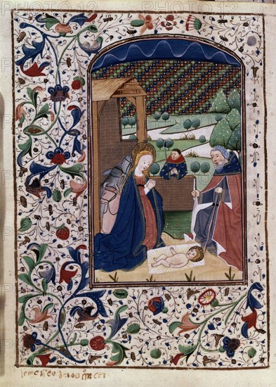 Livre d'heures, Nativité