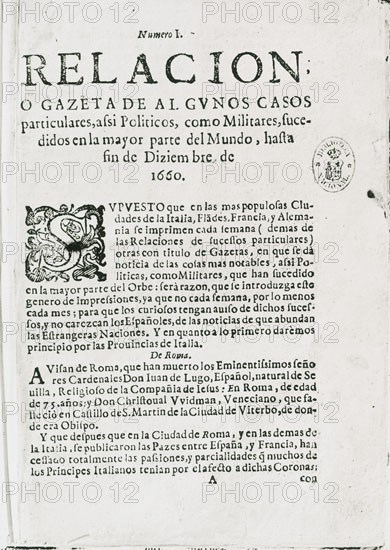 RELACION DE CASOS OCURRIDOS EN EL MUNDO HASTA FIN DE DICIEMBRE DE 660
MADRID, BIBLIOTECA NACIONAL
MADRID