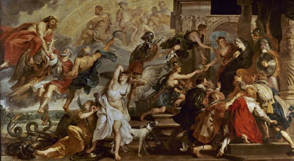 Rubens, Apotheosis of Henry IV of France Regency of Maria of Medici