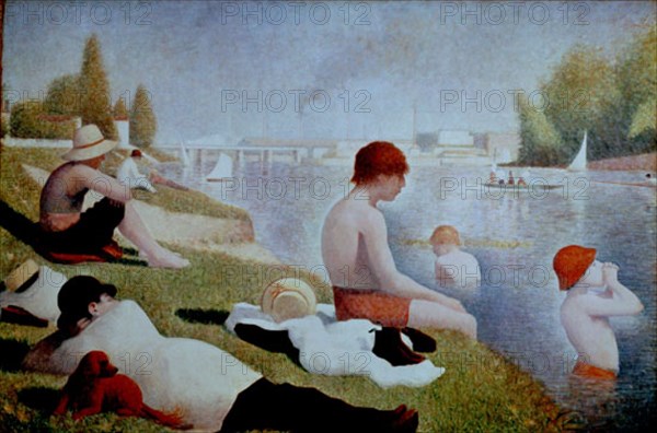 Seurat, Une baignade à Asnières