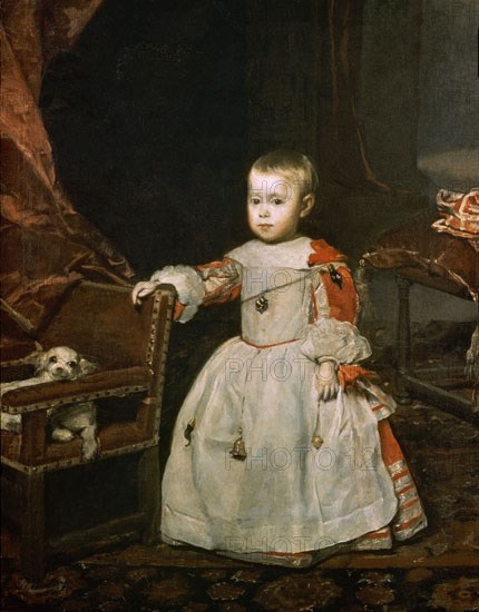 Velázquez, Portrait of prince Felipe Prospero