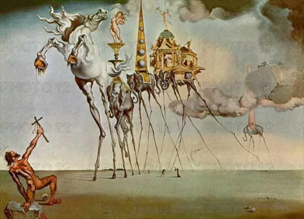 Dali, La Tentation de saint Antoine