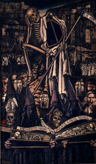 Gutiérrez Solana, La procession de la mort