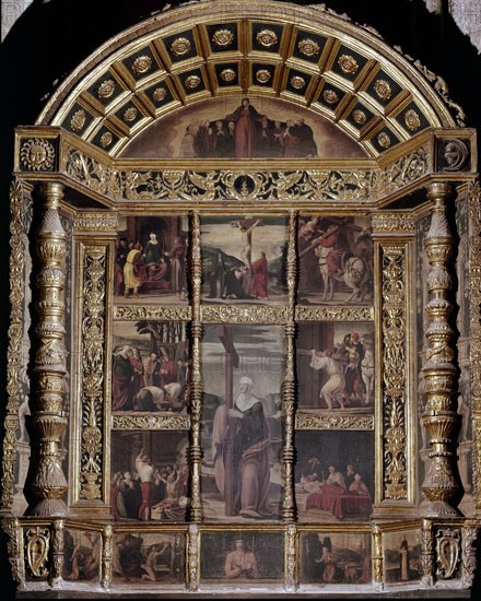 FERNANDEZ PEDRO
RETABLO DE STA ELENA S XVI
GERONA, CATEDRAL
GERONA