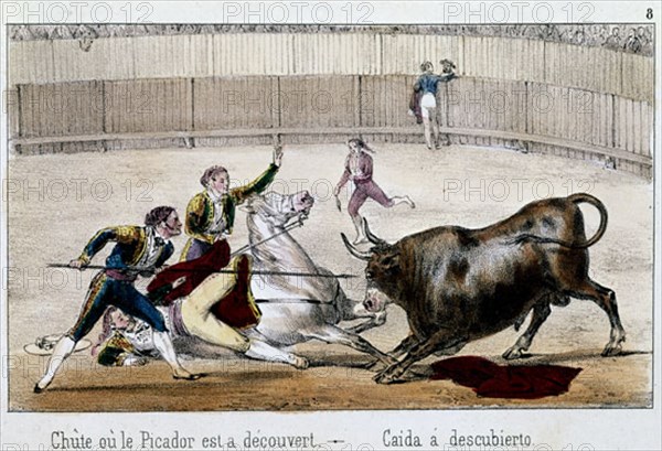 LITOGRAFIA-TAUROMAQUIA-CAIDA DEL PICADOR
Madrid, public museum