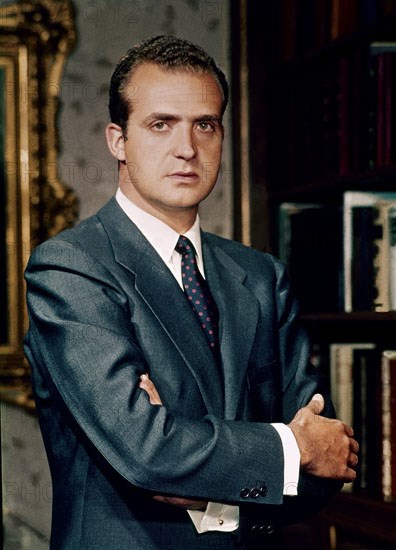 Portrait de Juan Carlos, roi d'Espagne