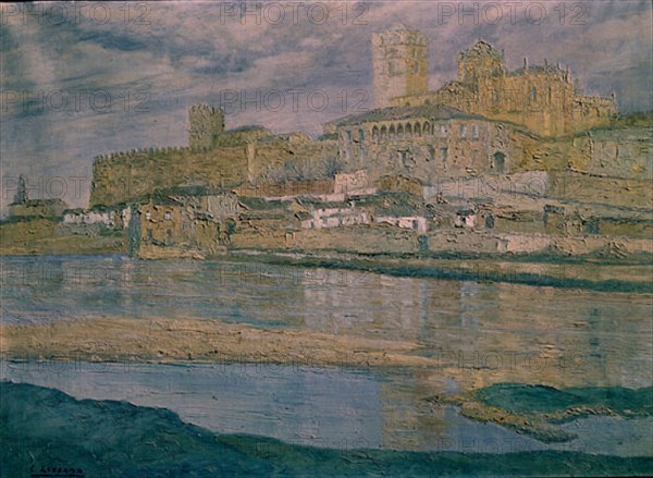 Lezcano, Zamora - The castle along the bank of the Duero