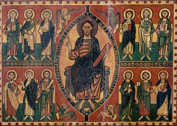 FRONTAL DE LOS APOSTOLES-PROCEDE DE ESQUIUS-VIC- S XII-PINTURA SOBRE TABLA-ROMANICO CATALAN
BARCELONA, MUSEO DE ARTE CATALUÑA
BARCELONA
This image is not downloadable. Contact us for the high res.