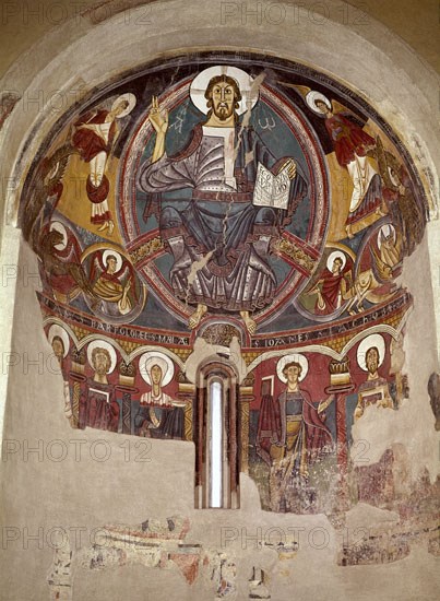 Christ Pantocrator de saint Clément de Tahull