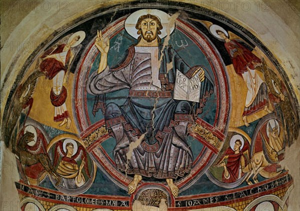 Christ Pantocrator de saint Clément de Tahull