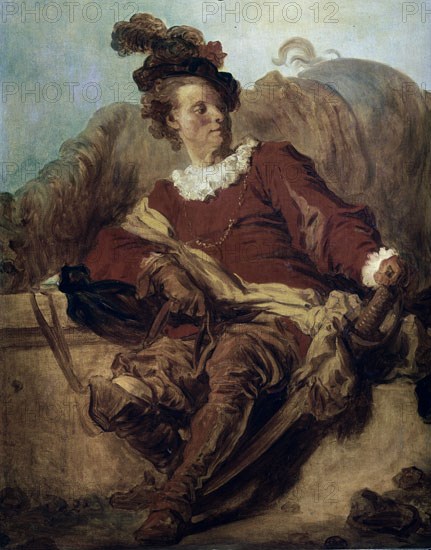 FRAGONARD JEAN-HONORE 1732-1806
JEAN CLAUDE RICHARD - ROCOCO FRANCES
BARCELONA, FUNDACION CAMBO
BARCELONA