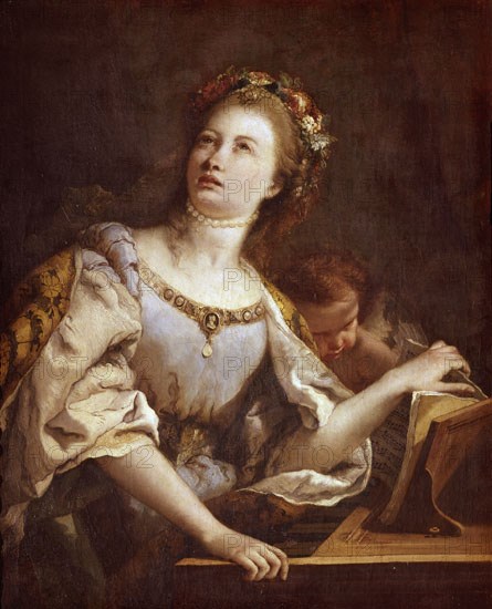 TIEPOLO GIOVANNI BATTISTA 1696/1770
STA CECILIA
BARCELONA, FUNDACION CAMBO
BARCELONA