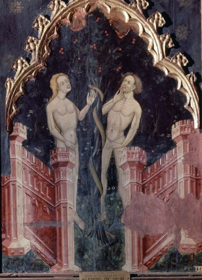 MUR RAMON
RETABLO DE GUIMERA-ADAN Y EVA - S XV
VICH, MUSEO EPISCOPAL
BARCELONA