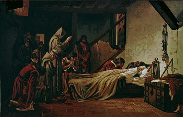ORTEGO Y VEREDA FRANCISCO 1833/1881
MUERTE DE COLON - S XIX
MADRID, MUSEO DE AMERICA
MADRID