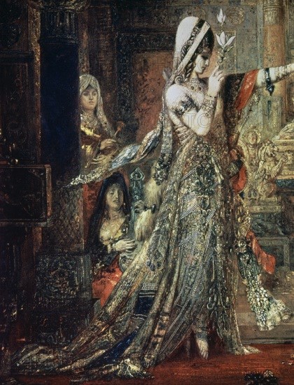 MOREAU GUSTAVE 1826/98
SALOME DANZANDO ANTE HERODES
NUEVA YORK, COLECCION PARTICULAR
EEUU