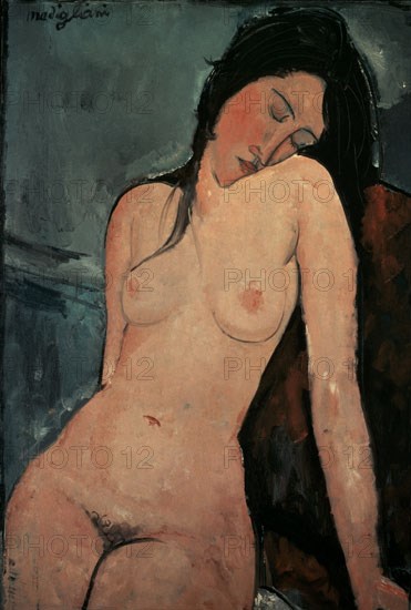 Modigliani, Nu assis