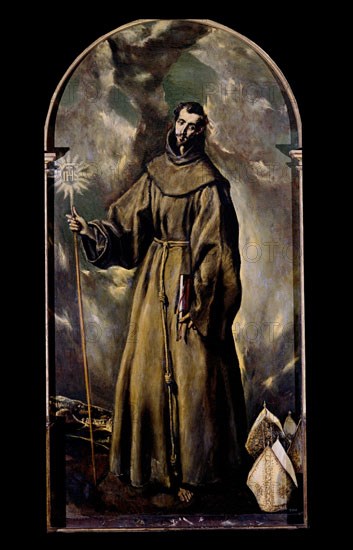 El Greco, Bernardino of Siena