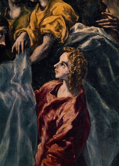 El Greco, Baptism of the Christ (detail)