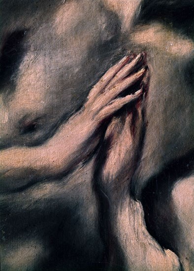 El Greco, Baptism of the Christ (detail)