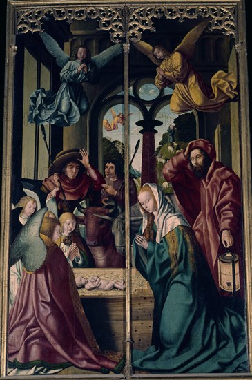 Retable majeur : la Nativité