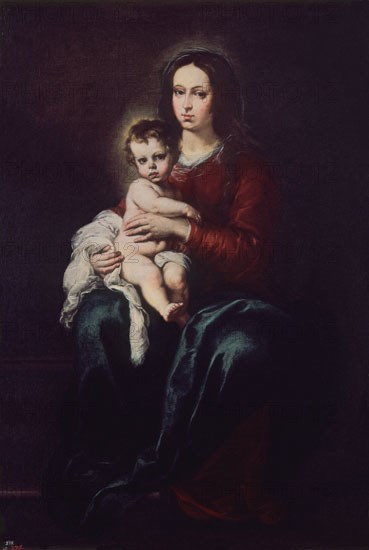 Murillo, La Vierge à l'enfant