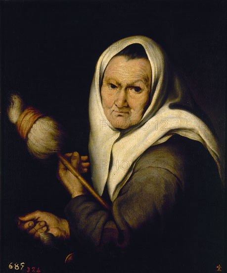 Murillo, Vieille fileuse