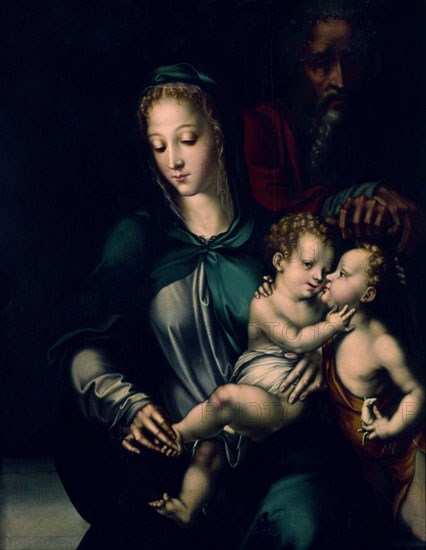 MORALES LUIS DE 1515/1586
LA SAGRADA FAMILIA - S XVI - MANIERISMO ESPAÑOL
RONCESVALLES, COLEGIATA
NAVARRA