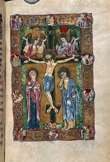 SACRAMENTARIO PAPAL- SIG.730,F82(305x195) CRUCIFIXION. ESCRITO EN ROMA.S XII
MADRID, BIBLIOTECA NACIONAL
MADRID

This image is not downloadable. Contact us for the high res.