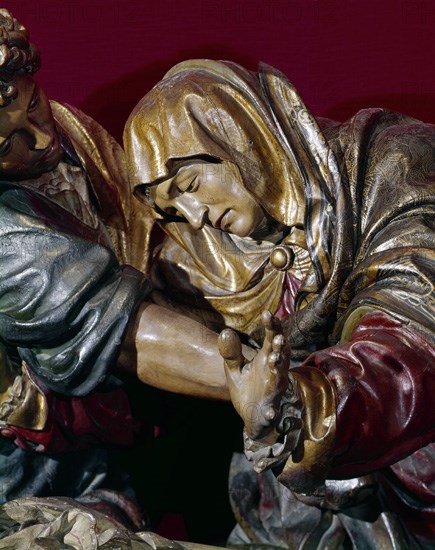 JUNI JUAN DE 1507/77
ENTIERRO DE CRISTO - ESCULTURA RENACENTISTA -1539-1544- DETALLE DE LA DOLOROSA
VALLADOLID, MUSEO NACIONAL DE ESCULTURA-INTERIOR
VALLADOLID