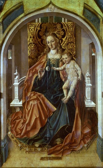 Gallego, Triptyque de la Vierge à la rose