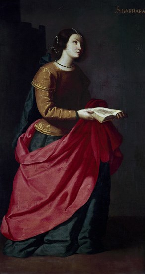 Zurbaran, Sainte Barbara