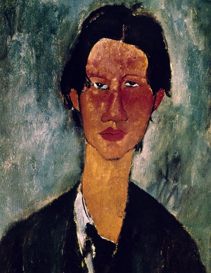 Modigliani, Chaïm Soutine (détail)