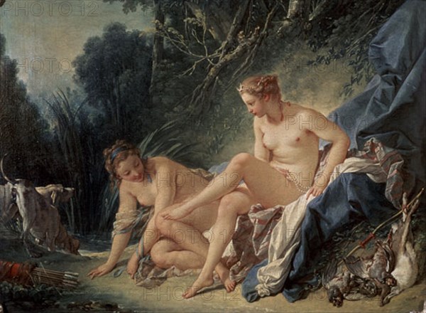 Boucher, Diana Resting after her Bath