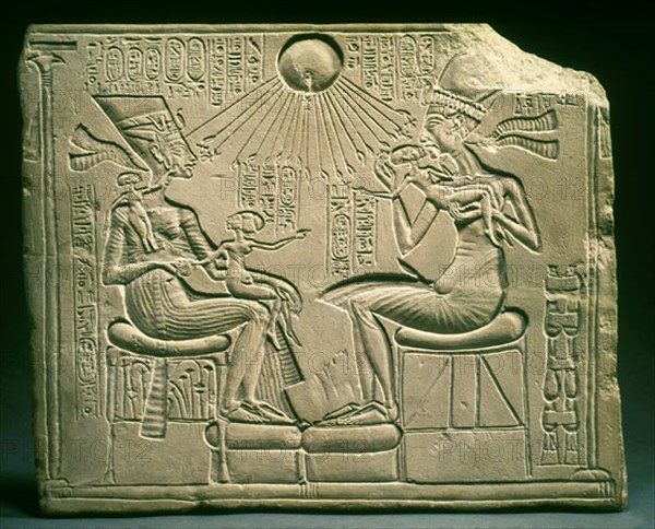 Akhenaten and Nefertiti