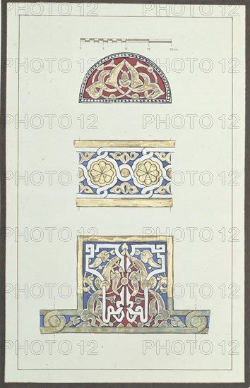 MOTIVOS DECORATIVOS ARABES-COPIA DE LOS DIBUJOS DE SANCHEZ SARABIA PARA "LAS ANTIGUEDADES ARABES"
MADRID, COLECCION PARTICULAR
MADRID

This image is not downloadable. Contact us for the high res.