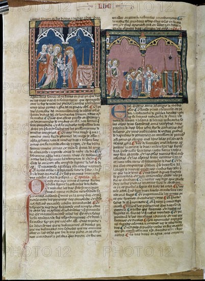 ALFONSO X EL SABIO 1221/84
HªGRAL ALFONSO X- PRESENTACION Y JESUS CON DOCTORES DE LA LEY-XIII-F191V
SAN LORENZO DEL ESCORIAL, MONASTERIO-BIBLIOTECA
MADRID